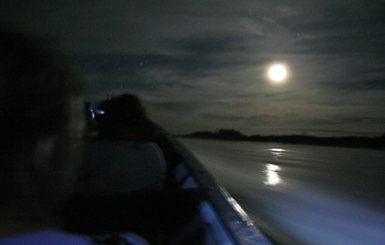 Kampvuur in het binnenland